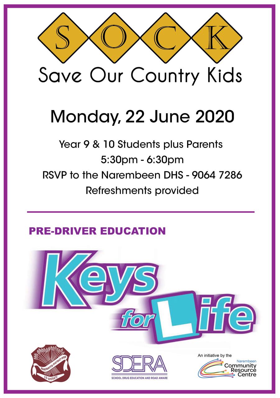 Keys for Life information